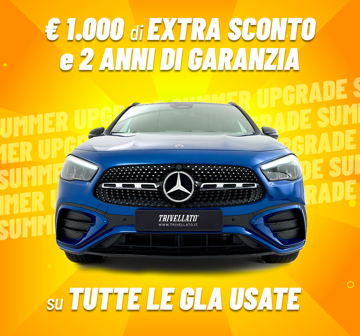 GLA Usate: € 1.000 di EXTRA SCONTO e 2 anni di garanzia